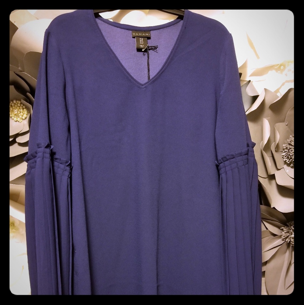 TAHARI Navy blue dress 'SALE'